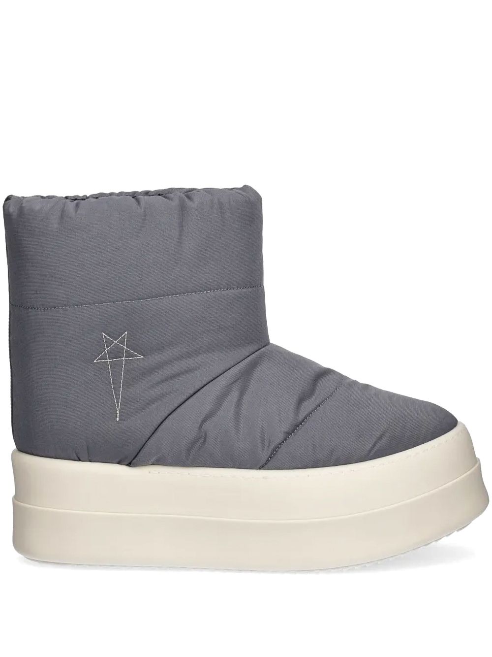 Rick Owens DRKSHDW 填充及踝靴 - 灰色