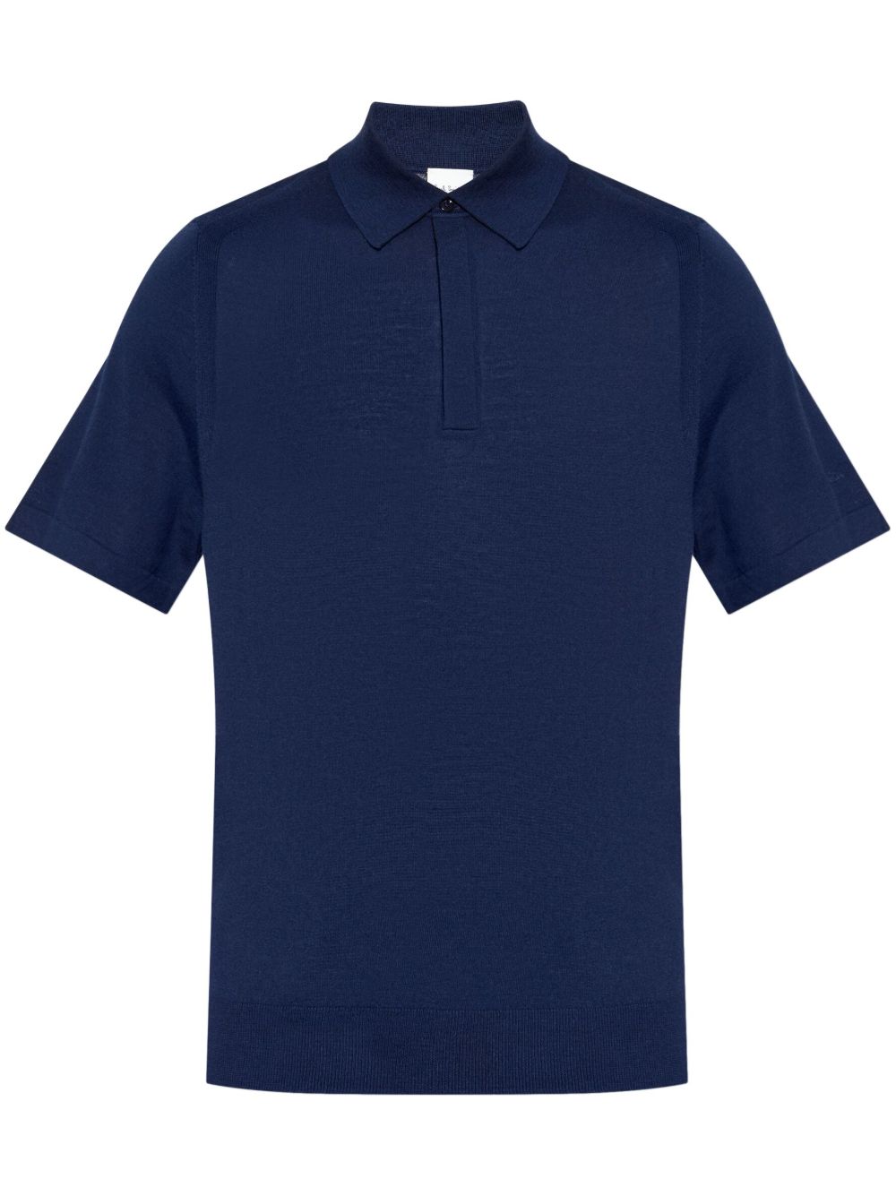 Paul Smith logo刺绣polo衫 - 蓝色