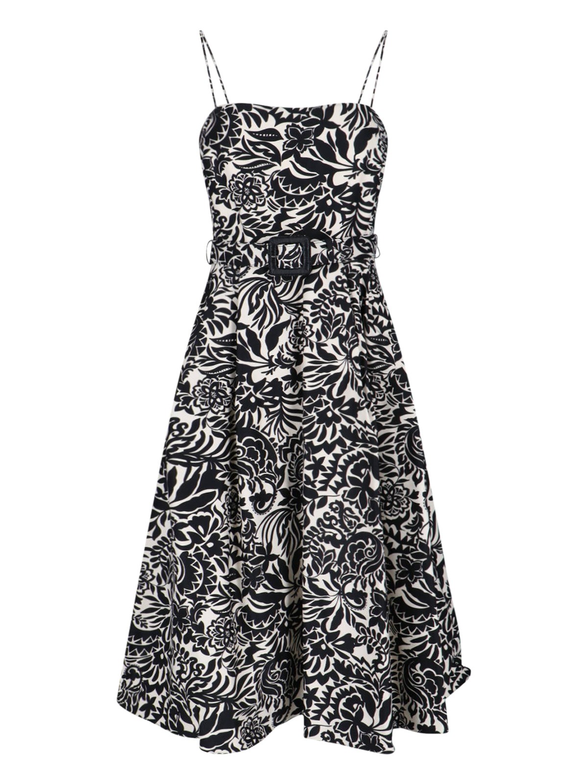 Lauren Ralph Lauren Belted Midi Dress