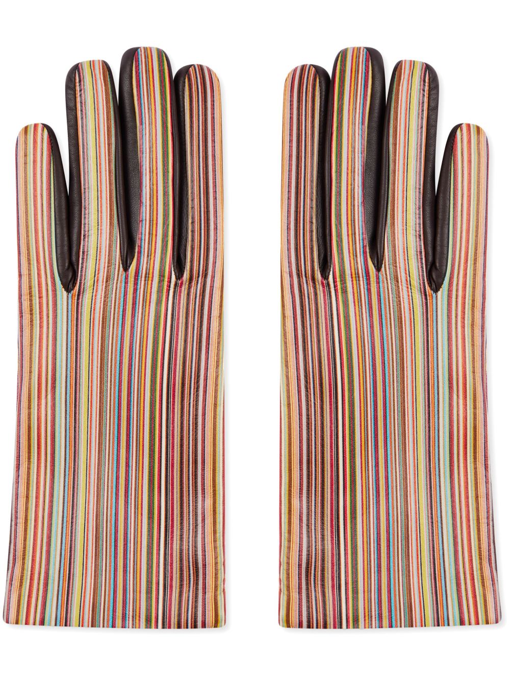 Paul Smith Signature Stripe 手套 - 红色