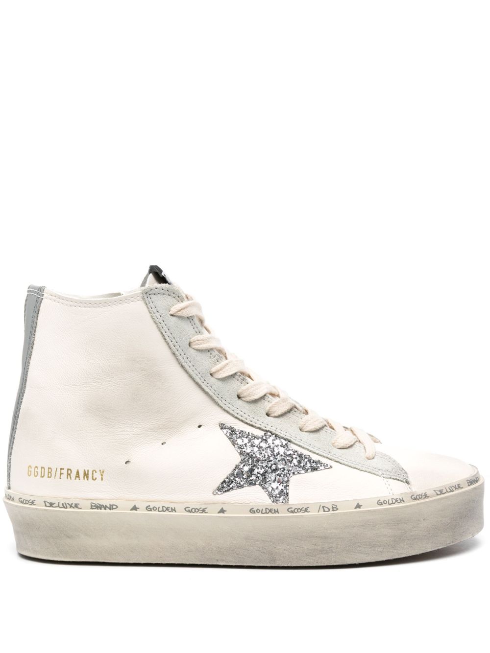 Golden Goose Francy 高帮运动鞋 - 白色