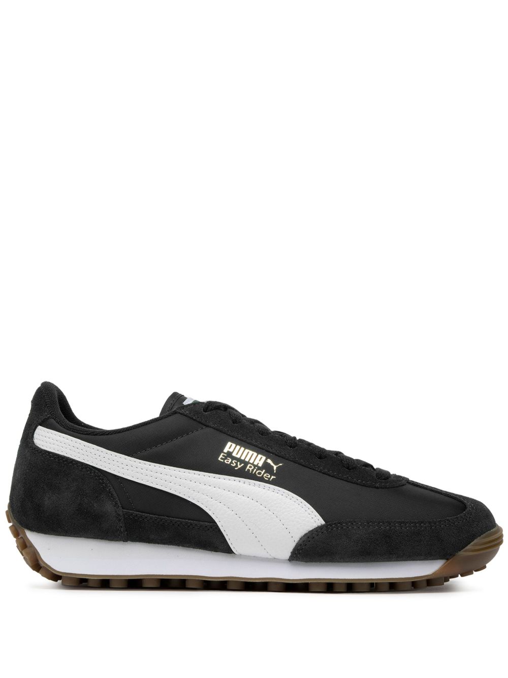 PUMA logo印花低帮运动鞋 - 黑色