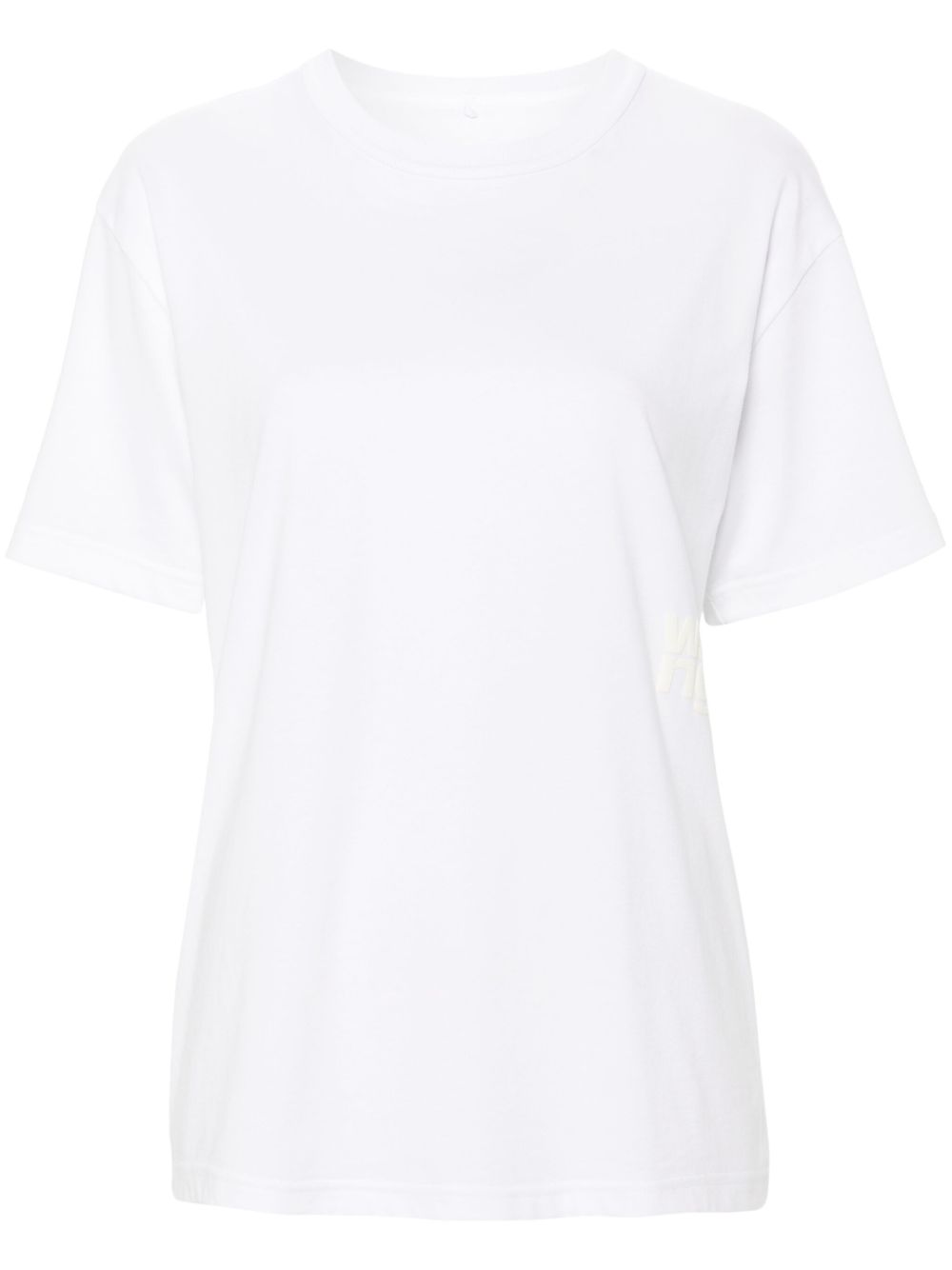 Alexander Wang logo印花棉T恤 - 白色