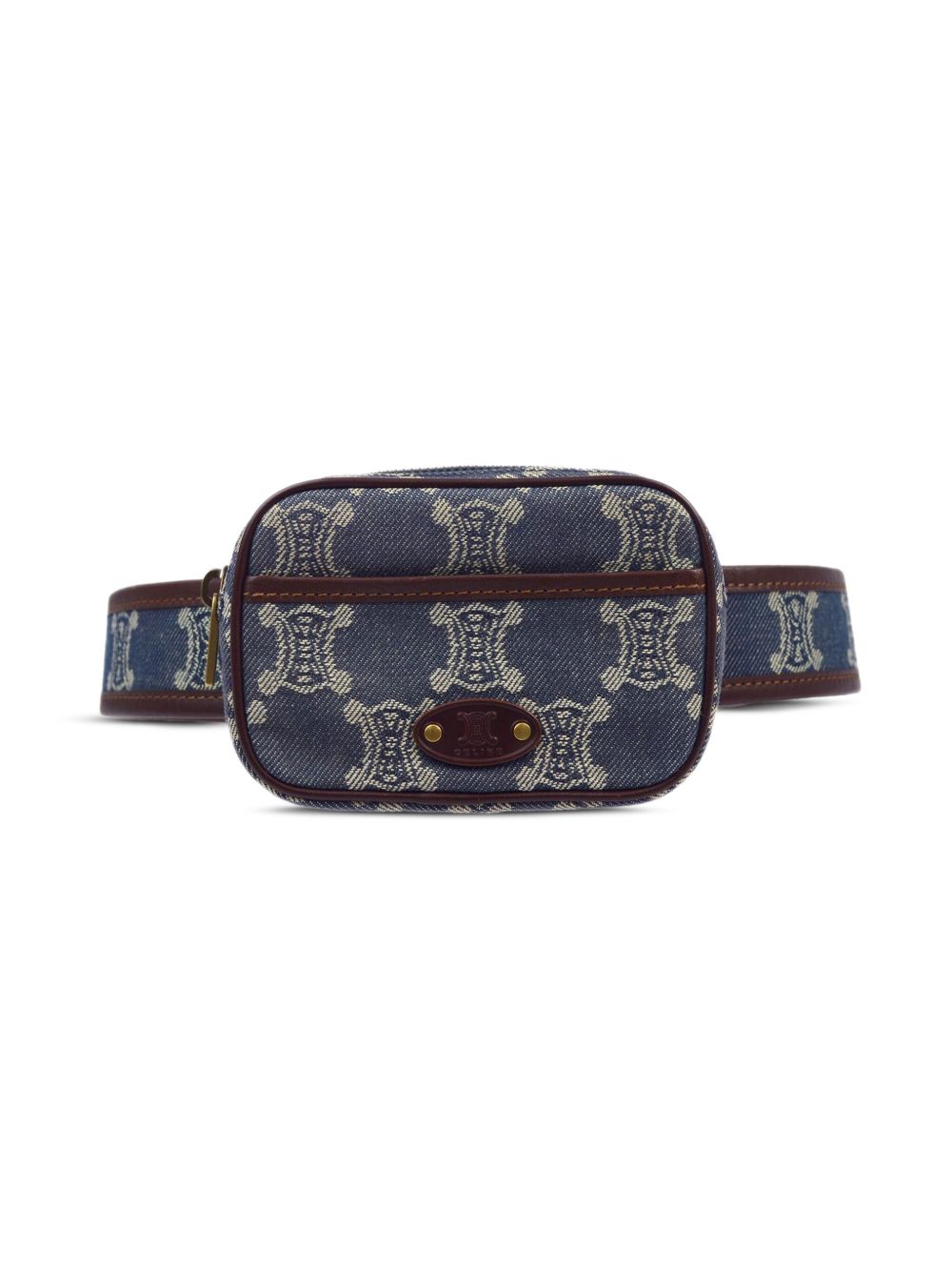 Céline Pre-Owned Macadam 腰包（1990-2000年代典藏款） - 蓝色
