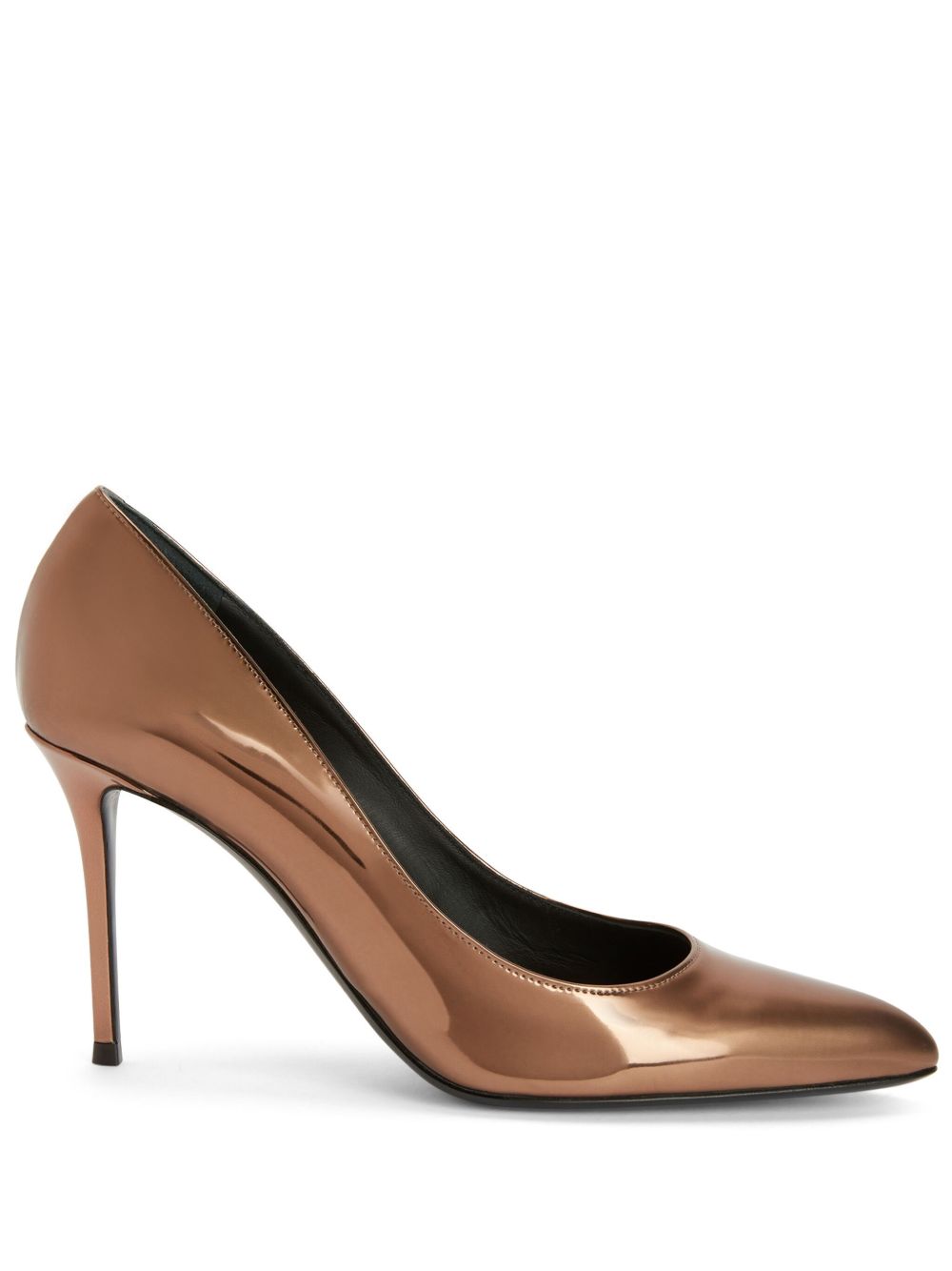 Giuseppe Zanotti Jakye 皮质高跟鞋 - 褐色
