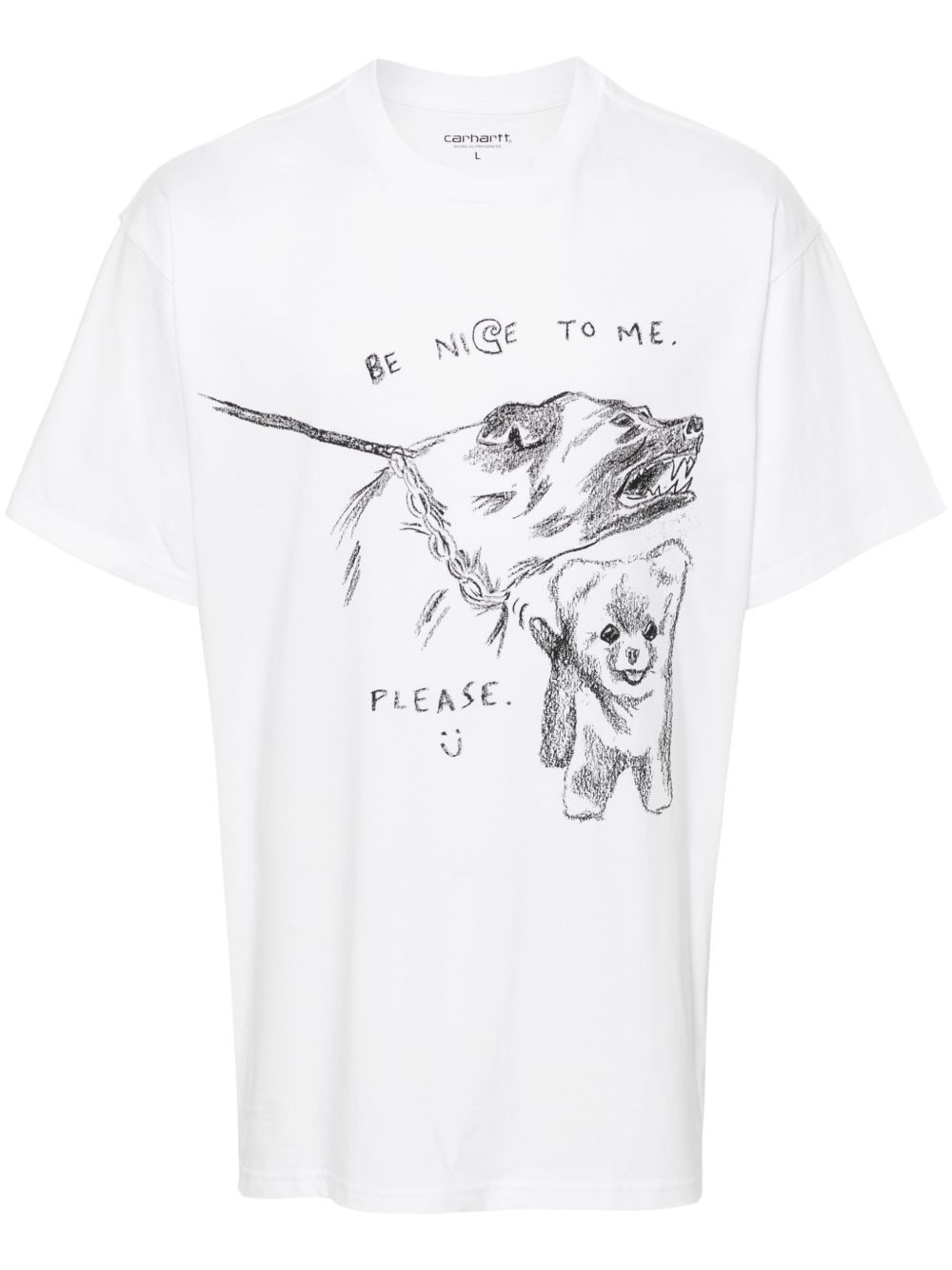 Carhartt WIP Pepe Be Nice T恤 - 白色