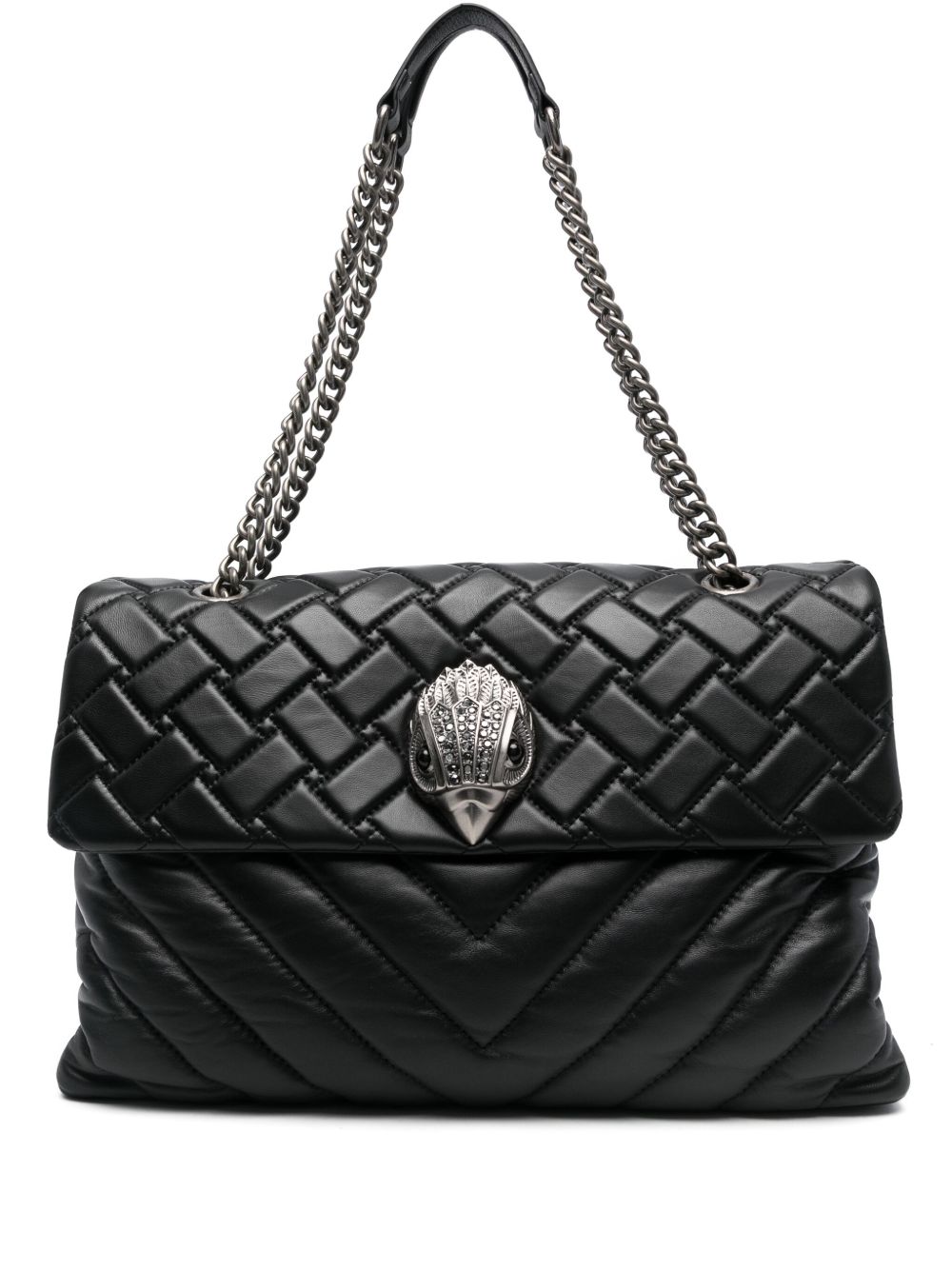 Kurt Geiger London Kensington 大号单肩包 - 黑色