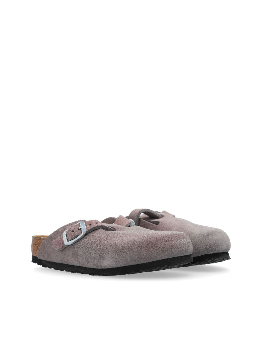 Birkenstock Kids Boston 平底鞋 - 紫色