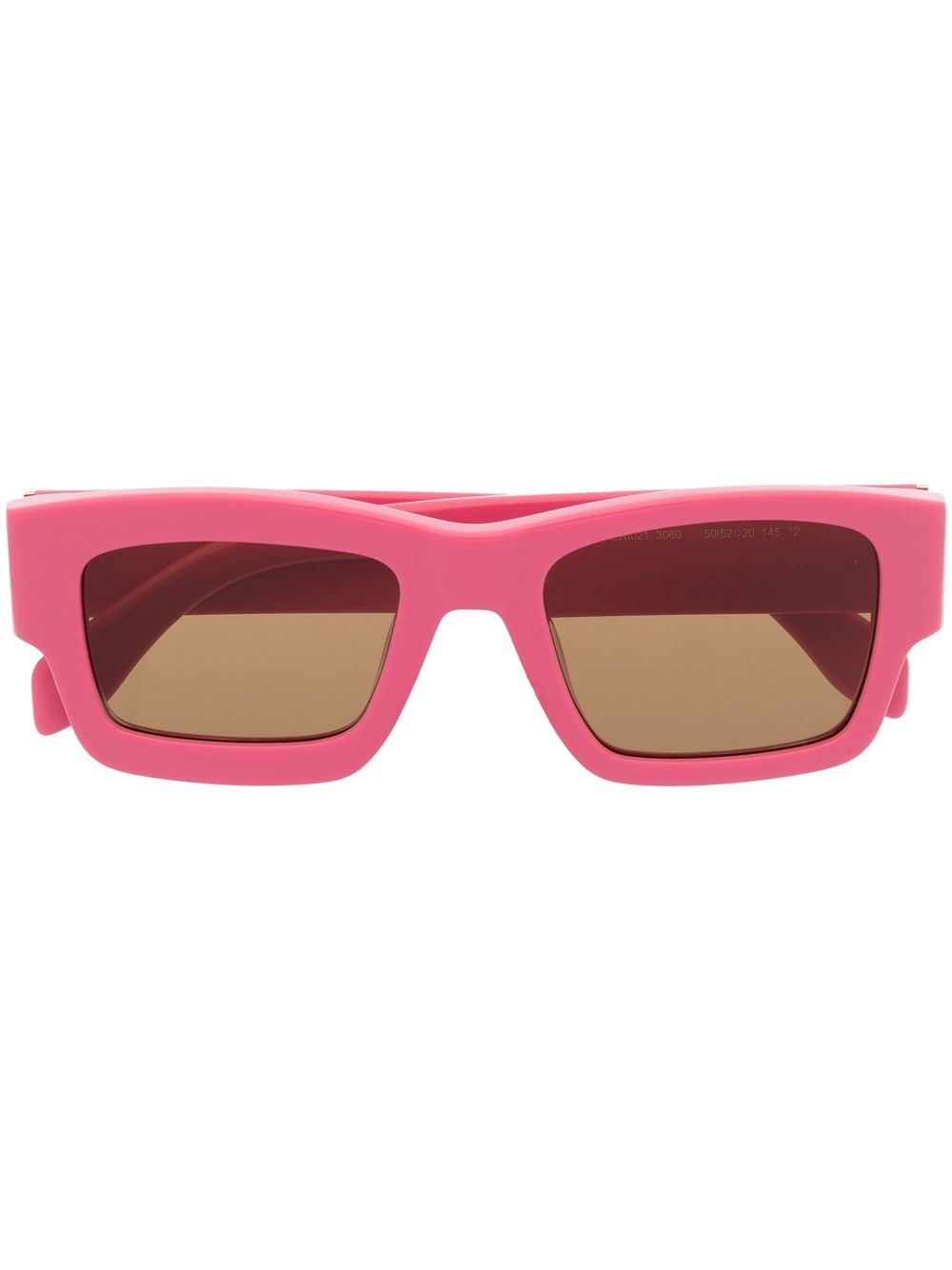 Palm Angels Eyewear Murray 方框太阳眼镜 - 粉色