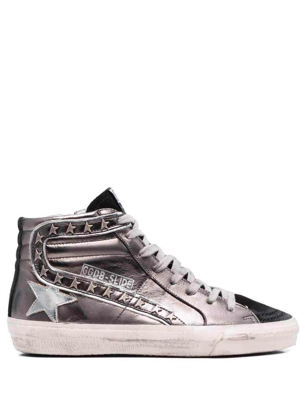 Golden Goose Slide 高帮运动鞋 - 灰色