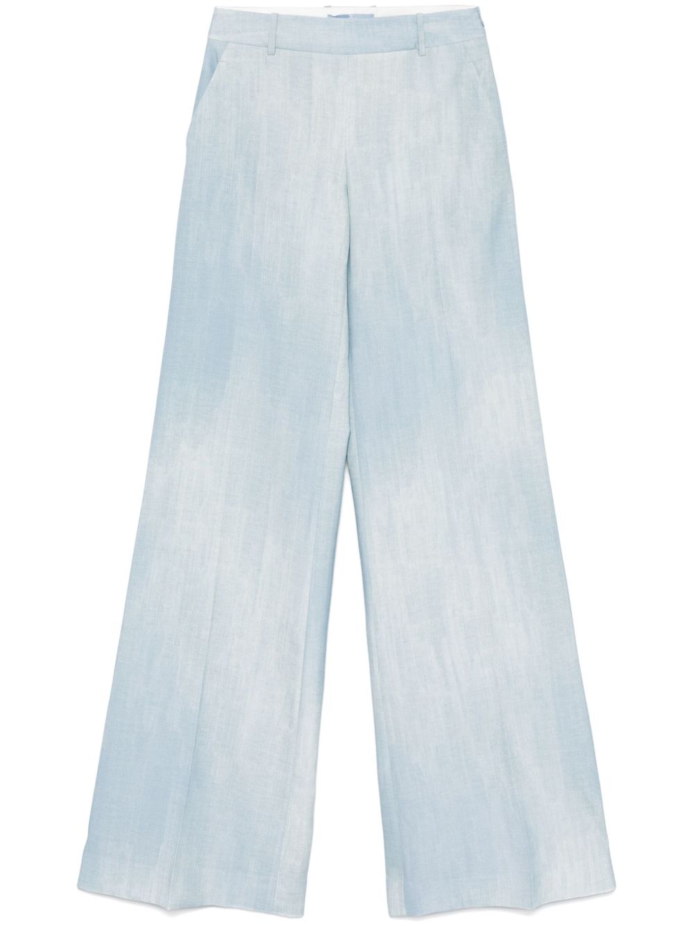 Ermanno Scervino 斜纹布长裤 - 蓝色