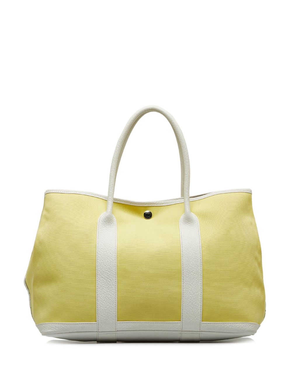 Hermès Pre-Owned Toile Garden Party 手提包（2014年典藏款） - 白色