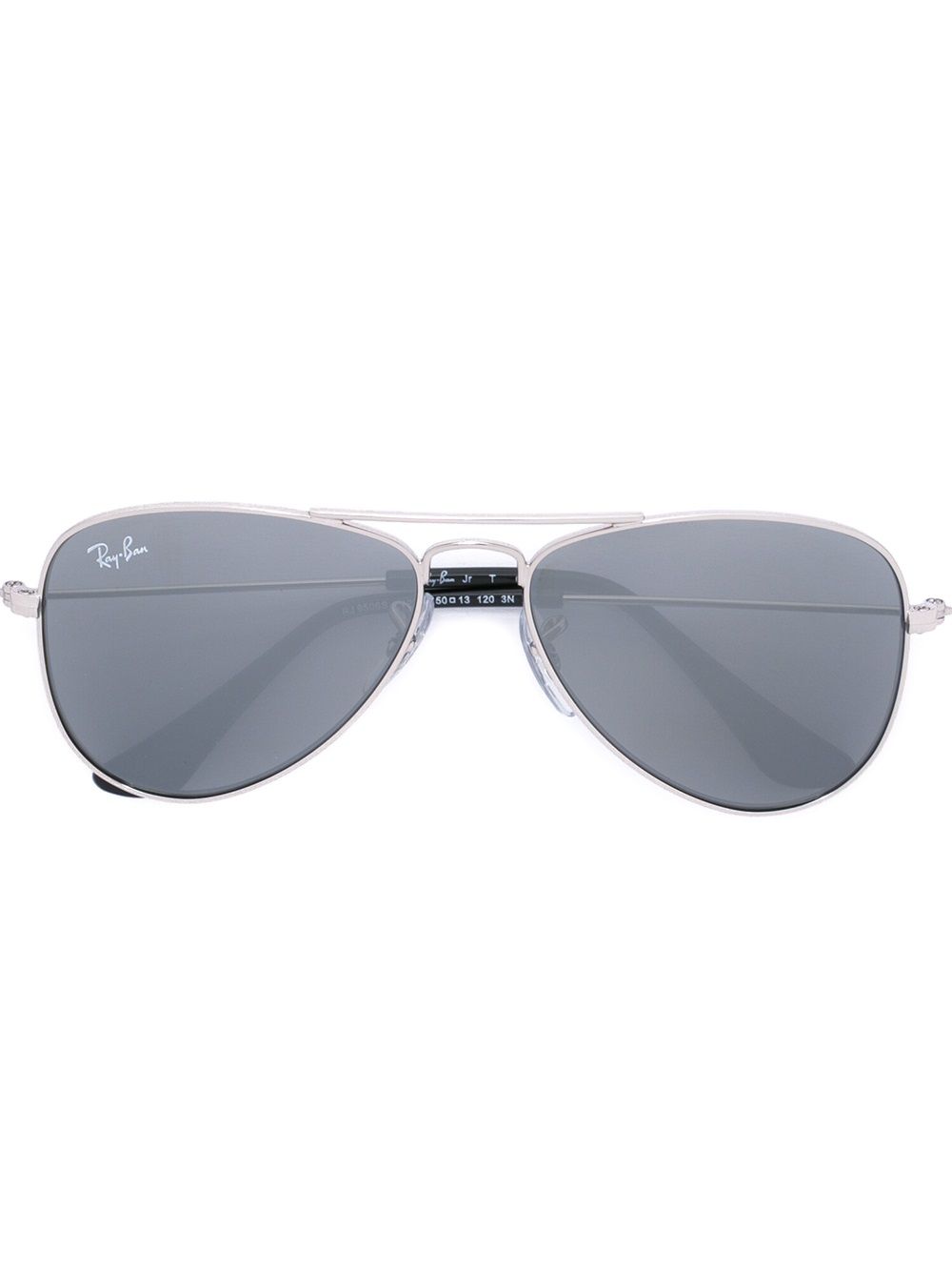 RAY-BAN JUNIOR 飞行员太阳眼镜 - 金属色