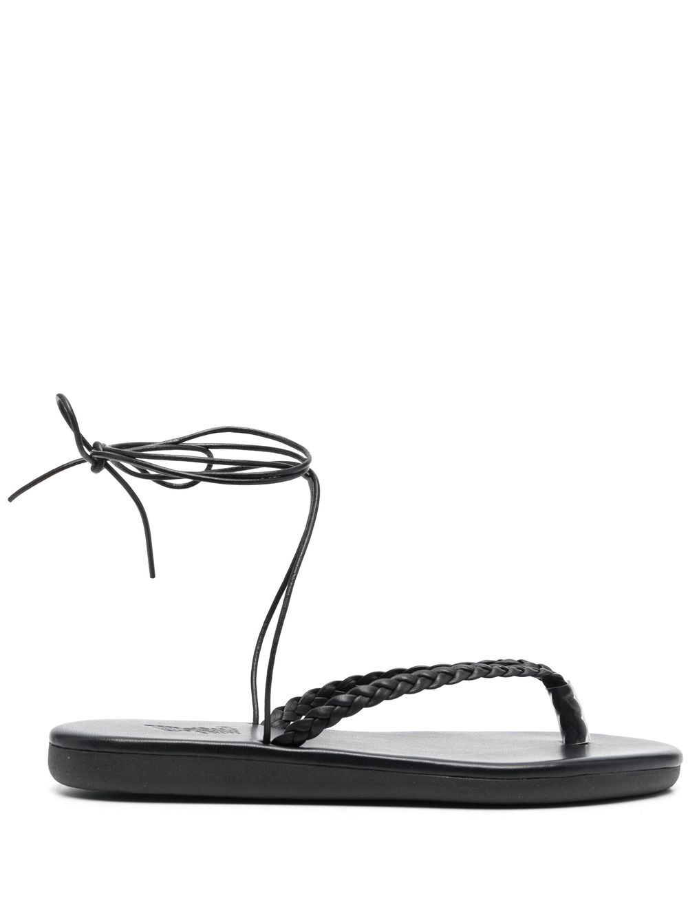 Ancient Greek Sandals 编织露趾凉鞋 - 黑色