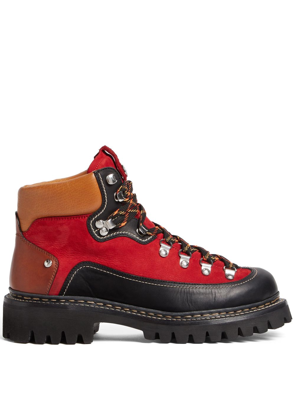 DSQUARED2 Canadian Hiking 及踝靴 - 红色