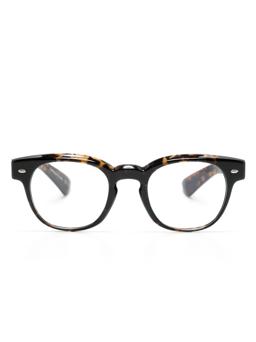 Oliver Peoples Allenby 玳瑁纹效果眼镜 - 黑色