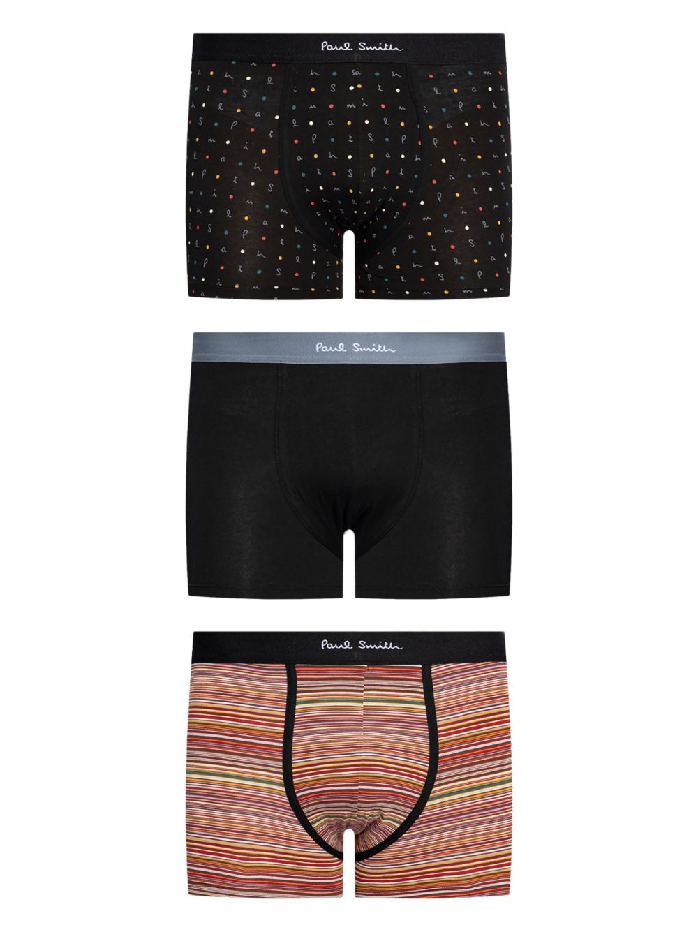 Paul Smith Signature 四角裤（三件装） - 红色