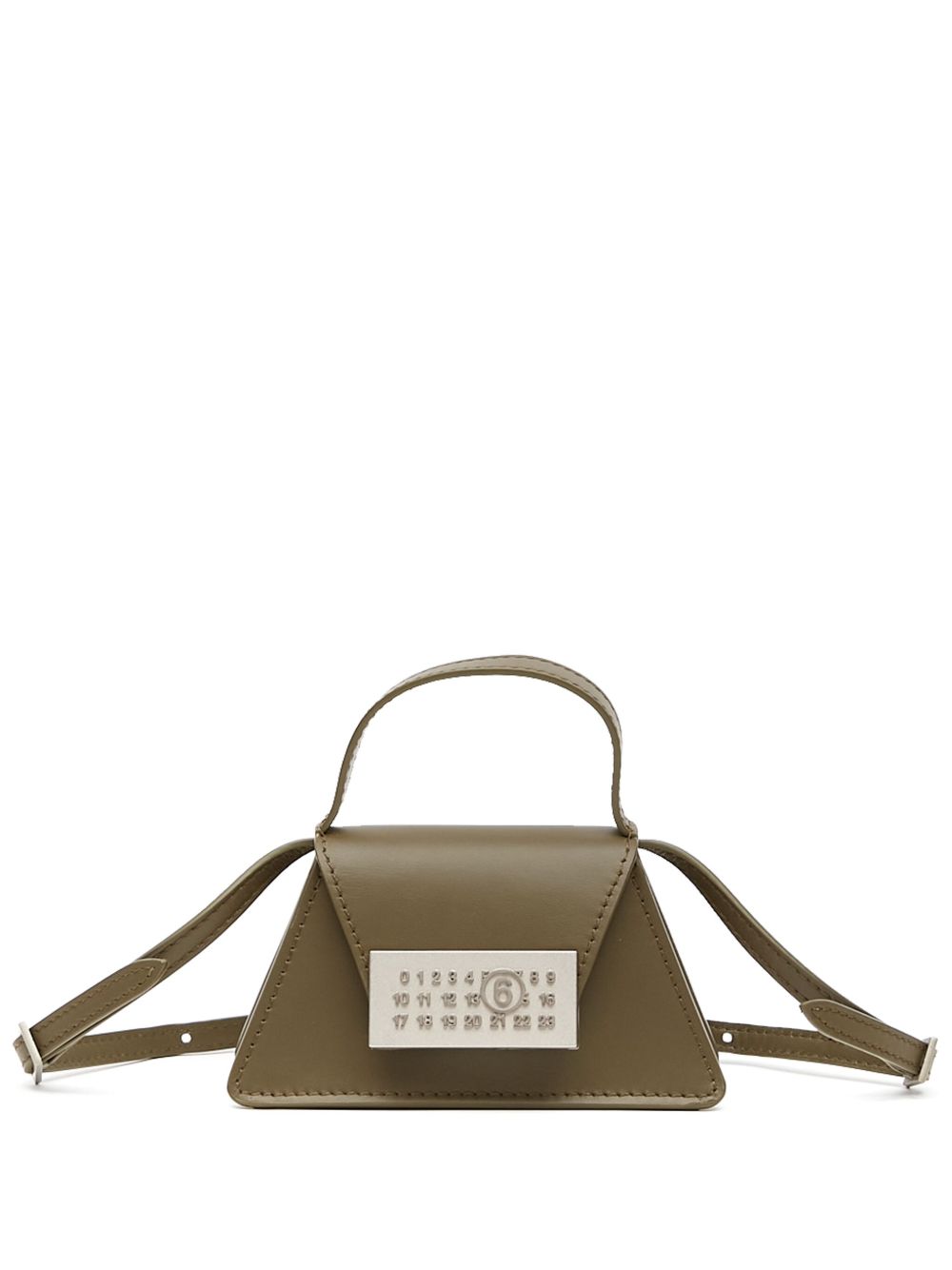 MM6 Maison Margiela Numeric 皮质迷你包 - 绿色