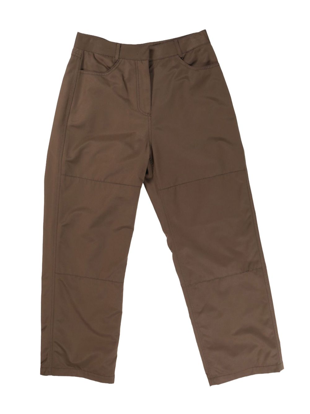 Amomento straight-leg trousers - 褐色