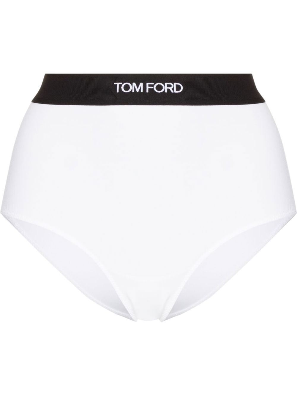TOM FORD 汤姆福特 logo裤腰三角内裤 - 白色