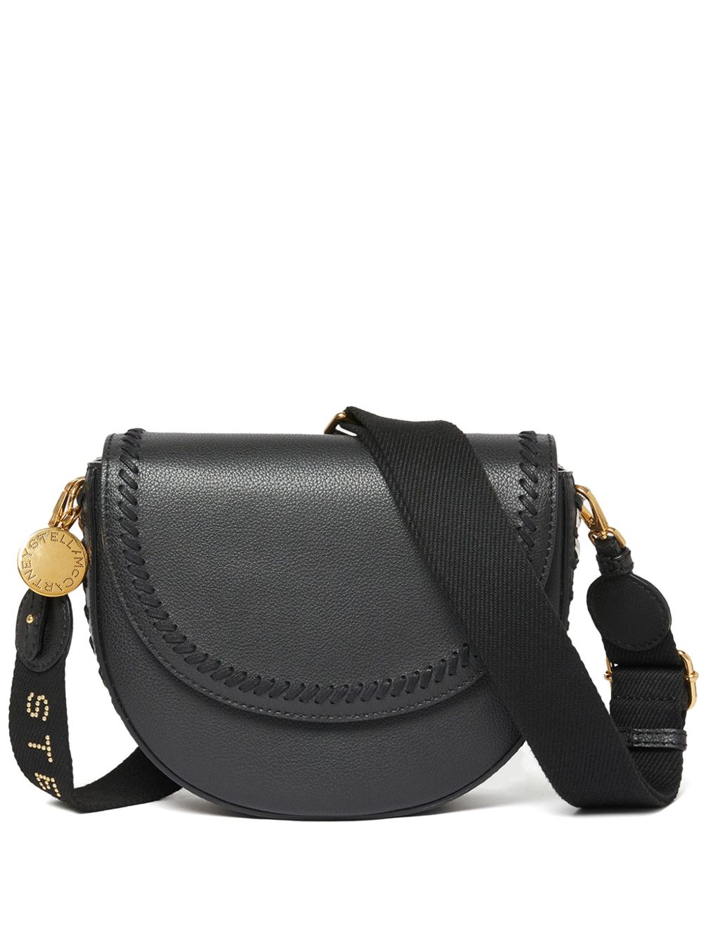 Stella McCartney Frayme MIRUM® 中号单肩包 - 黑色