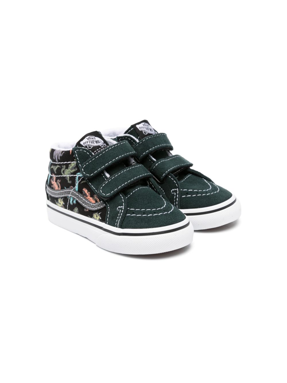 Vans Kids Sk8-Mid Reissue V 运动鞋 - 绿色