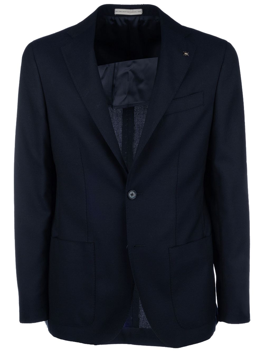 Corneliani 单排扣西装夹克 - 蓝色