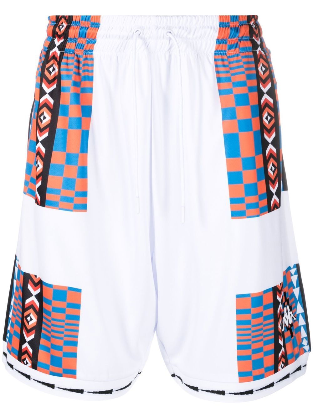 Marcelo Burlon County of Milan Aop Folk Kappa 运动短裤 - 白色