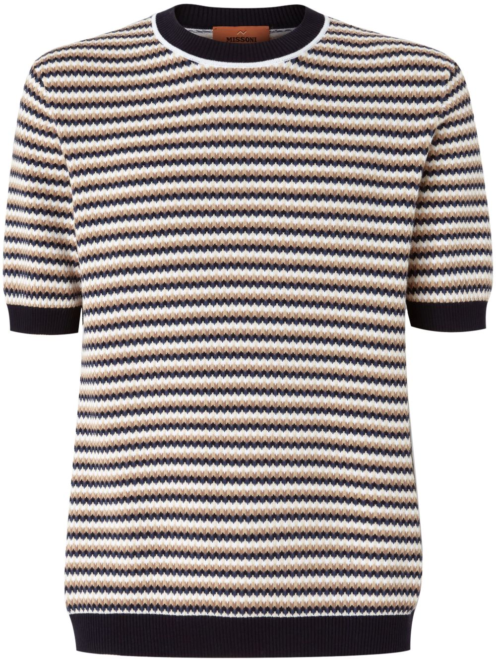 Missoni zigzag T-shirt - 中性色