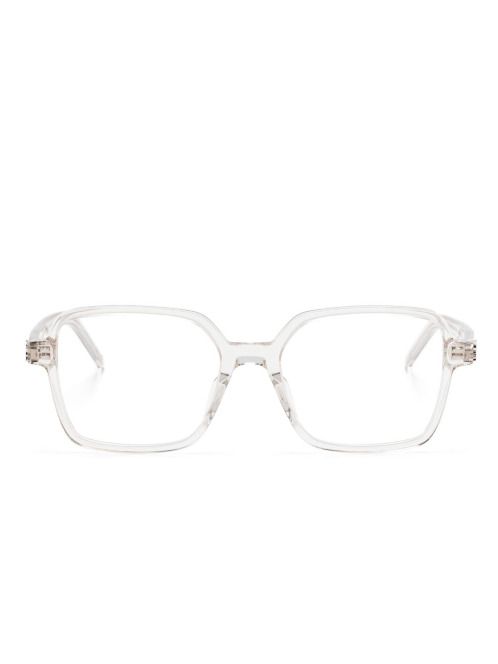 Saint Laurent Eyewear 透明镜框眼镜 - 白色