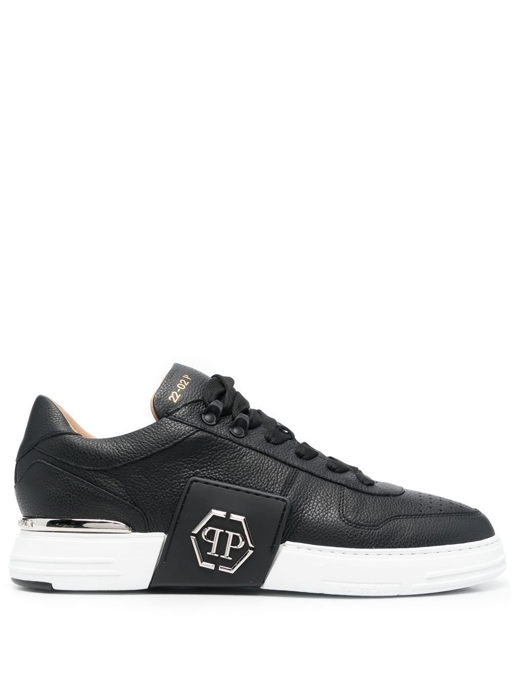 Philipp Plein 六角形低帮运动鞋 - 黑色