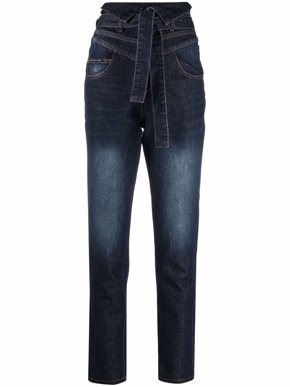 Philipp Plein Saint Tropez 修身长裤 - 蓝色