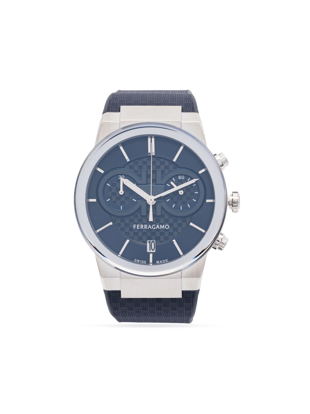 Ferragamo Sapphire Chrono 41 毫米腕表 - 蓝色