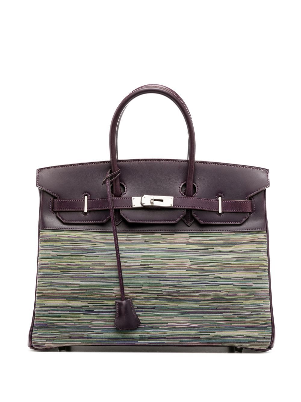 Hermès Pre-Owned Birkin 35 手提包（2004年典藏款） - 紫色