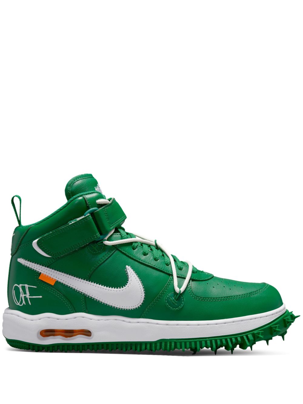Nike X Off-White Air Force 1 Mid Pine Green 运动鞋 - 绿色