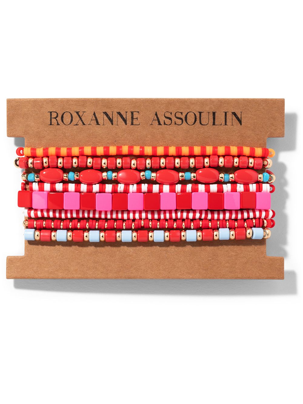 Roxanne Assoulin Color Therapy® 手链套装 - 红色