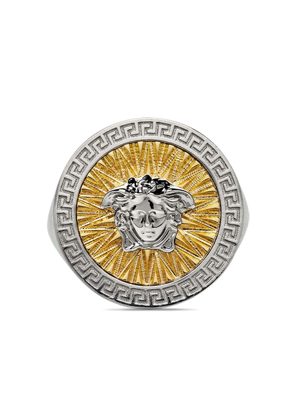 Versace Crystal Icon 戒指 - 银色