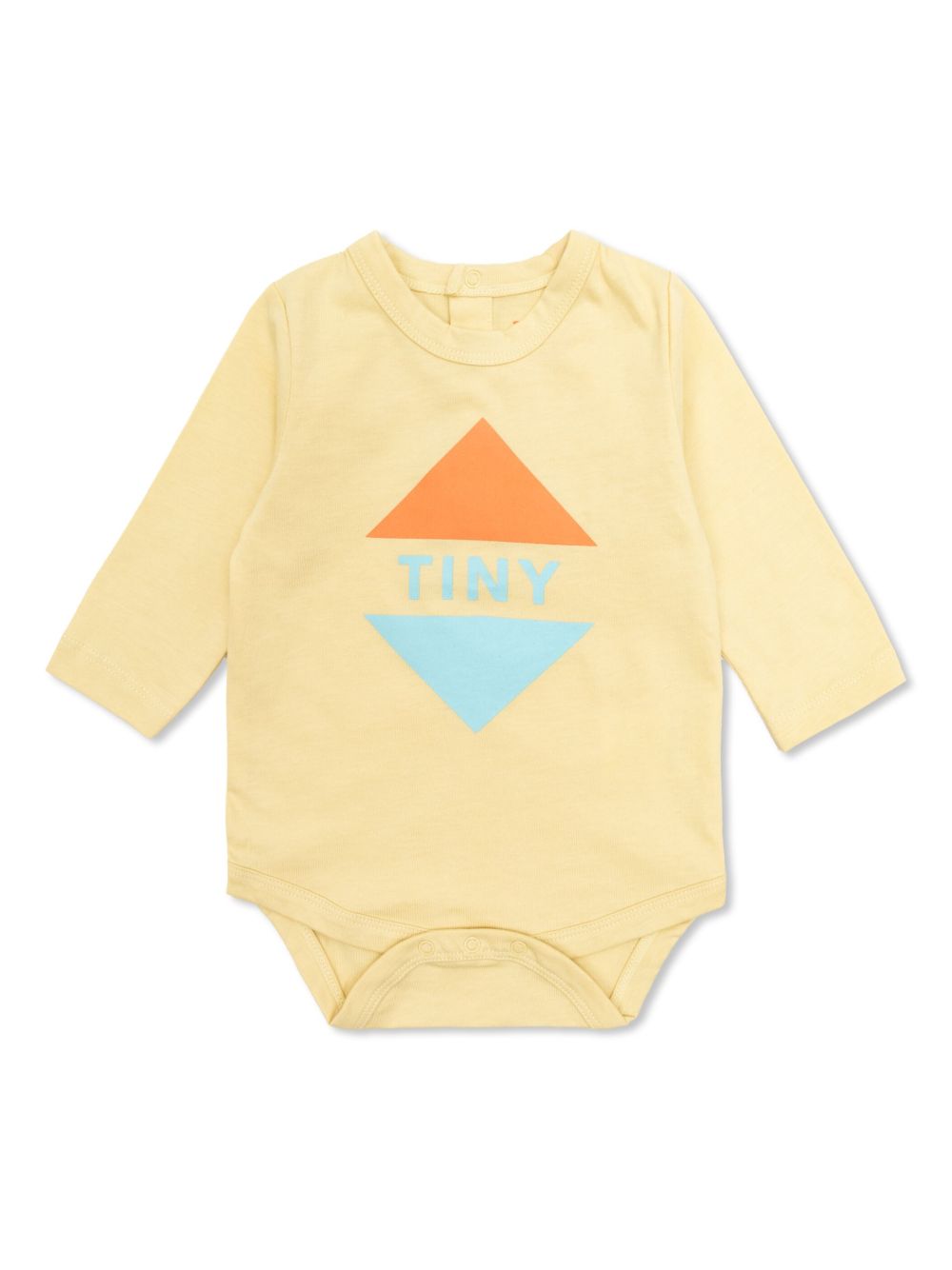 Tiny Cottons logo印花连体衣 - 中性色