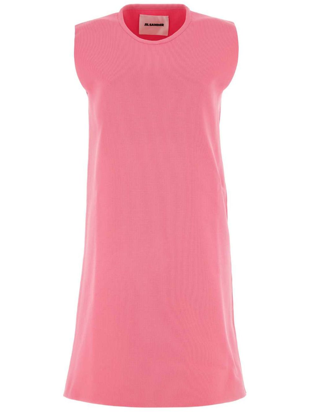 Jil Sander 圆领迷你连衣裙 - 粉色