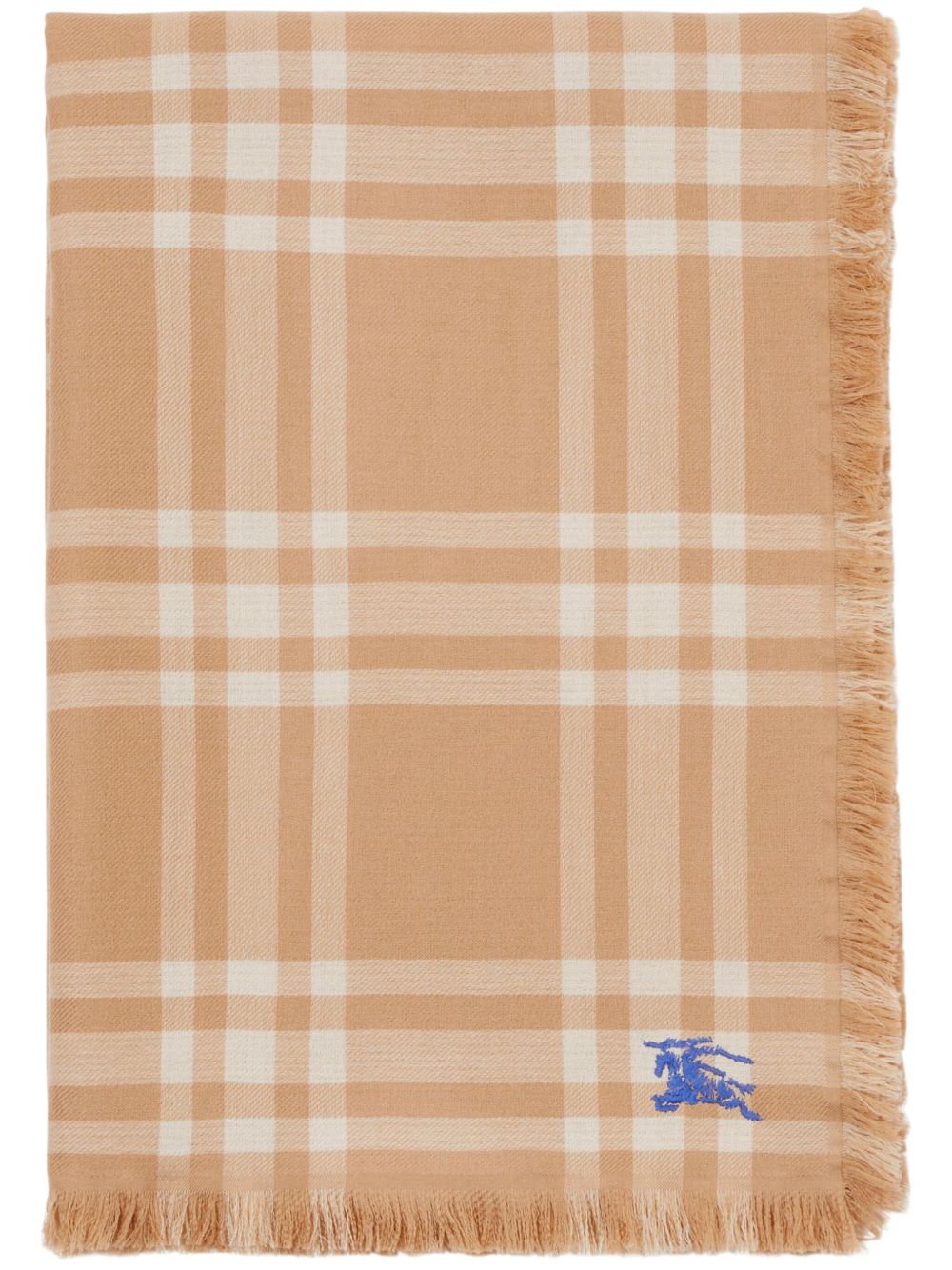 Burberry 双面格纹围巾 - 中性色