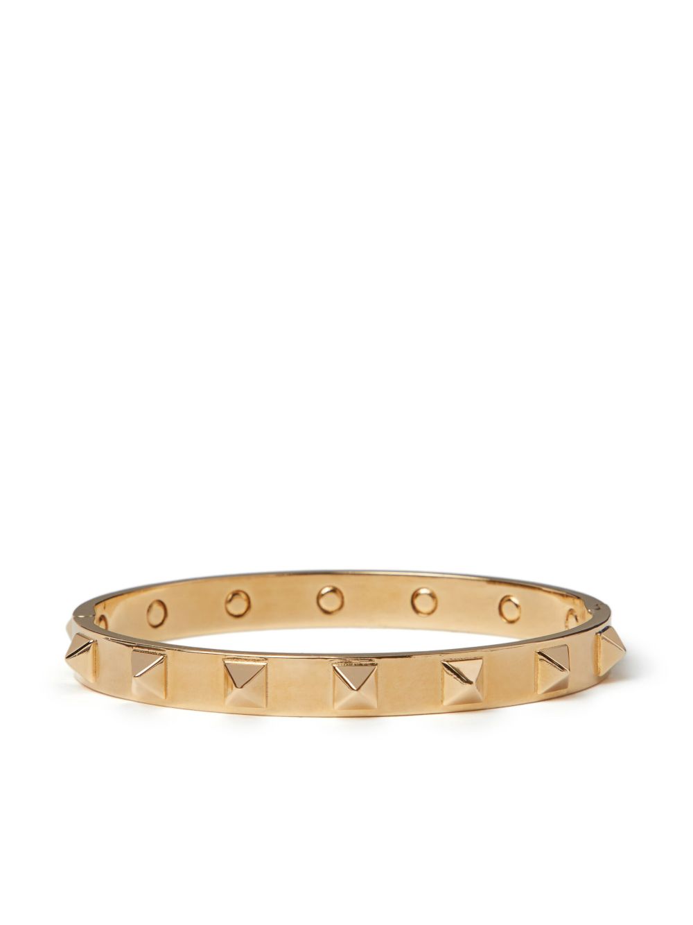 Valentino Garavani 华伦天奴 Rockstud 缀饰手镯 - 金色