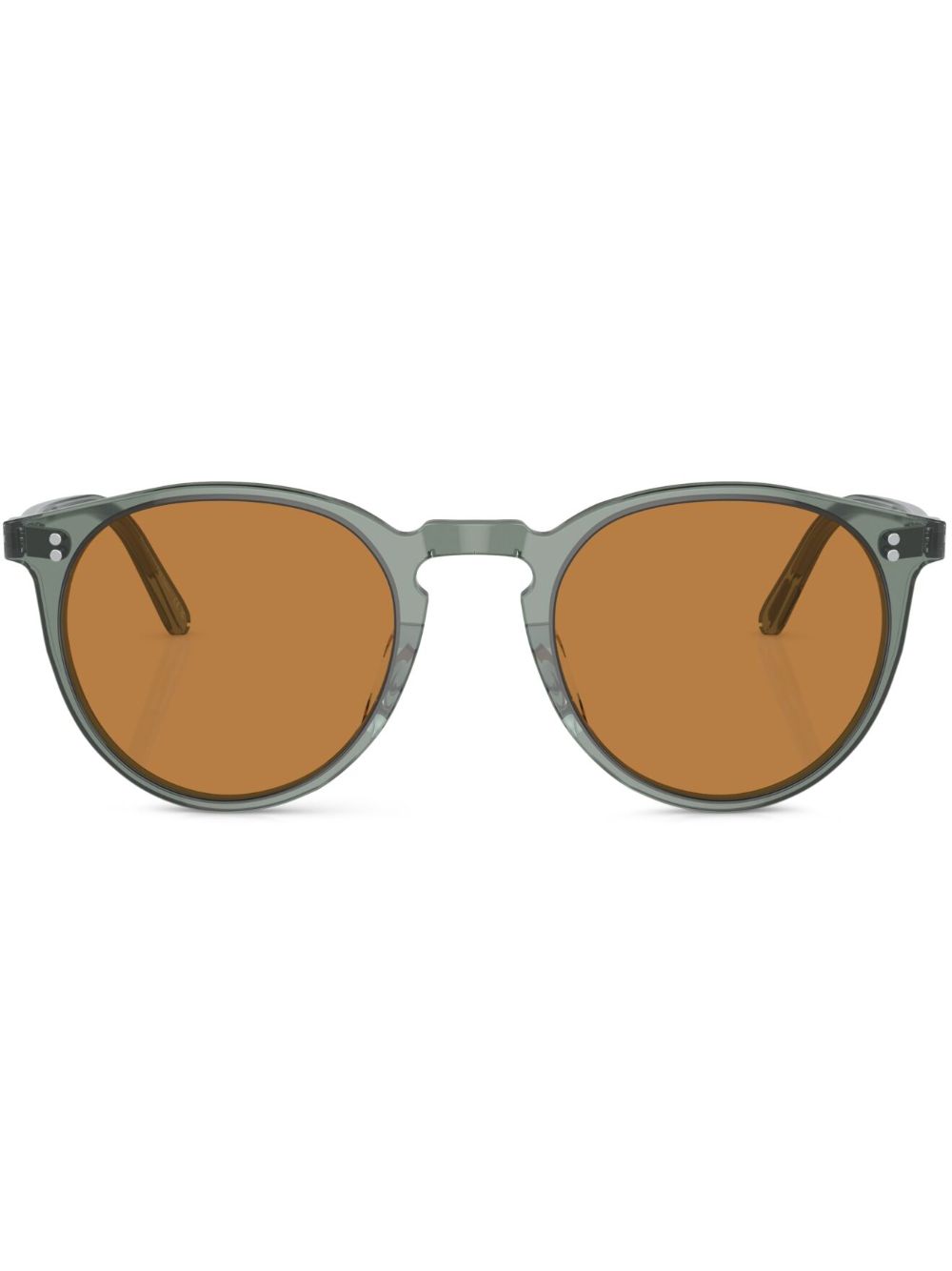 Oliver Peoples O'Malley Sun 广角大圆框太阳眼镜 - 绿色