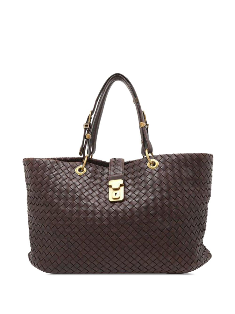 Bottega Veneta Pre-Owned 2010-2024 Large Nappa Intrecciato Capri tote bag - 褐色