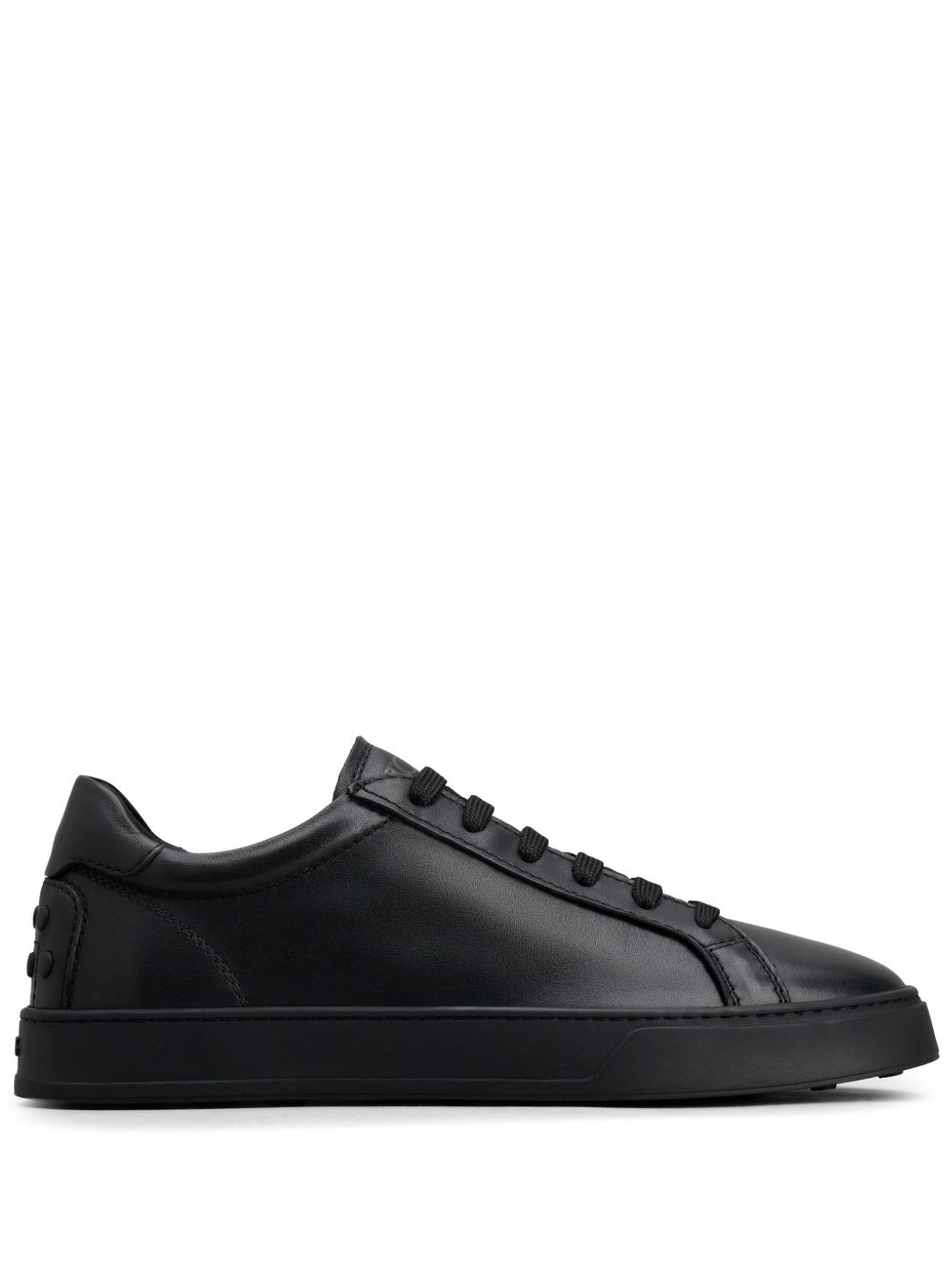 Tod's 低帮皮质运动鞋 - 黑色