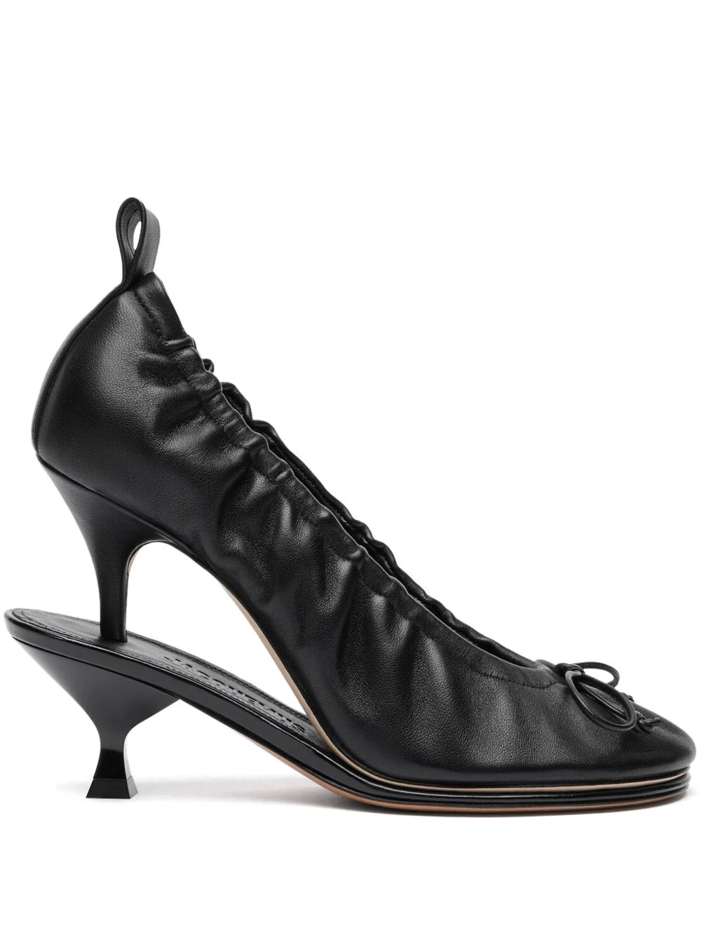 Jacquemus Les Doubles Ballerines 高跟鞋（11厘米） - 黑色