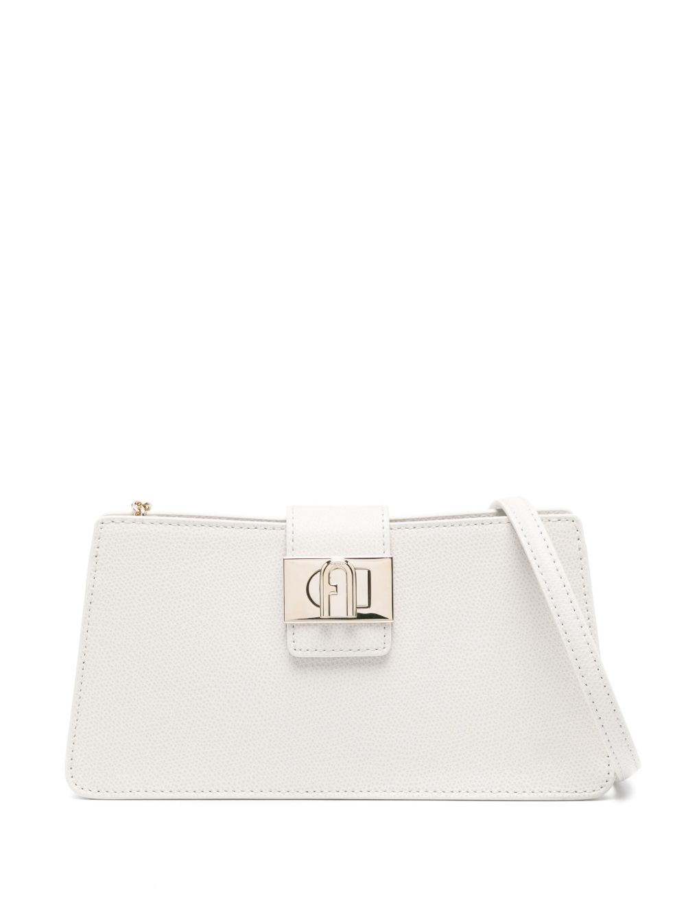 Furla logo标牌斜挎包 - 中性色