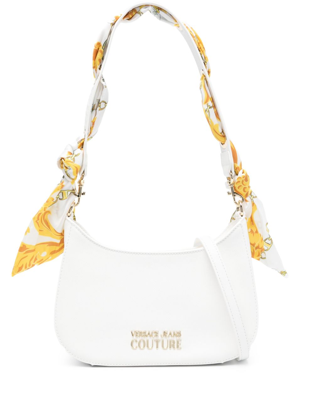Versace Jeans Couture Thelma 丝巾装饰单肩包 - 白色