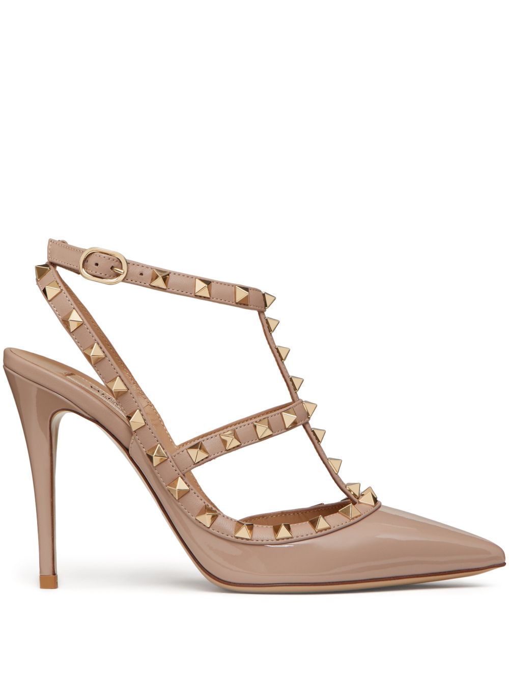 Valentino Garavani Rockstud 高跟鞋（10厘米） - 中性色