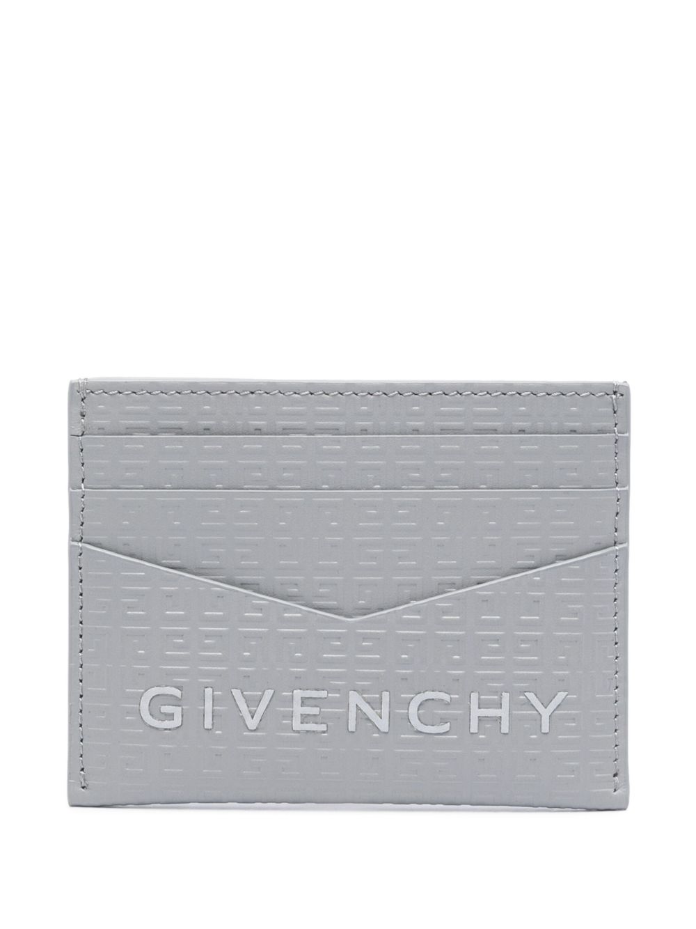 Givenchy 4G 压纹卡夹 - 灰色