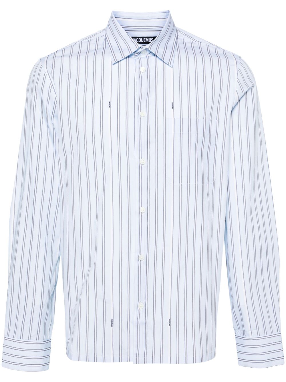 Jacquemus La Chemise De Costume 条纹衬衫 - 蓝色